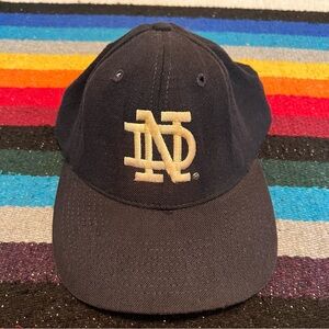 Vintage University Square Notre Dame Irish SnapBack Hat Made in USA hand washed